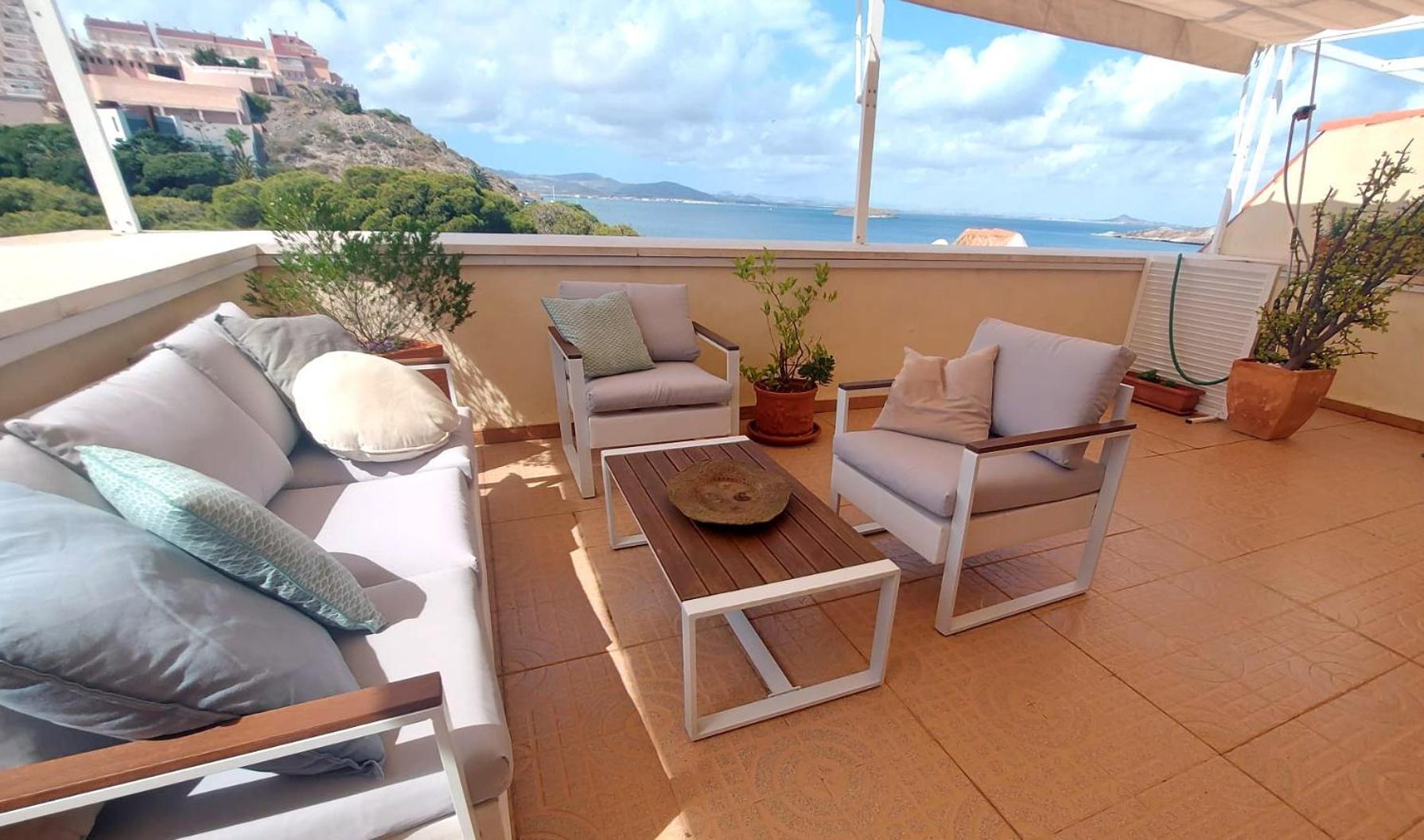 Nido Del Amor Deluxe 1A Linea Terraza Indoorpool Wifi Aire Netflix 10 Metros A Cala Del Pino La Manga del Mar Menor Kamer foto