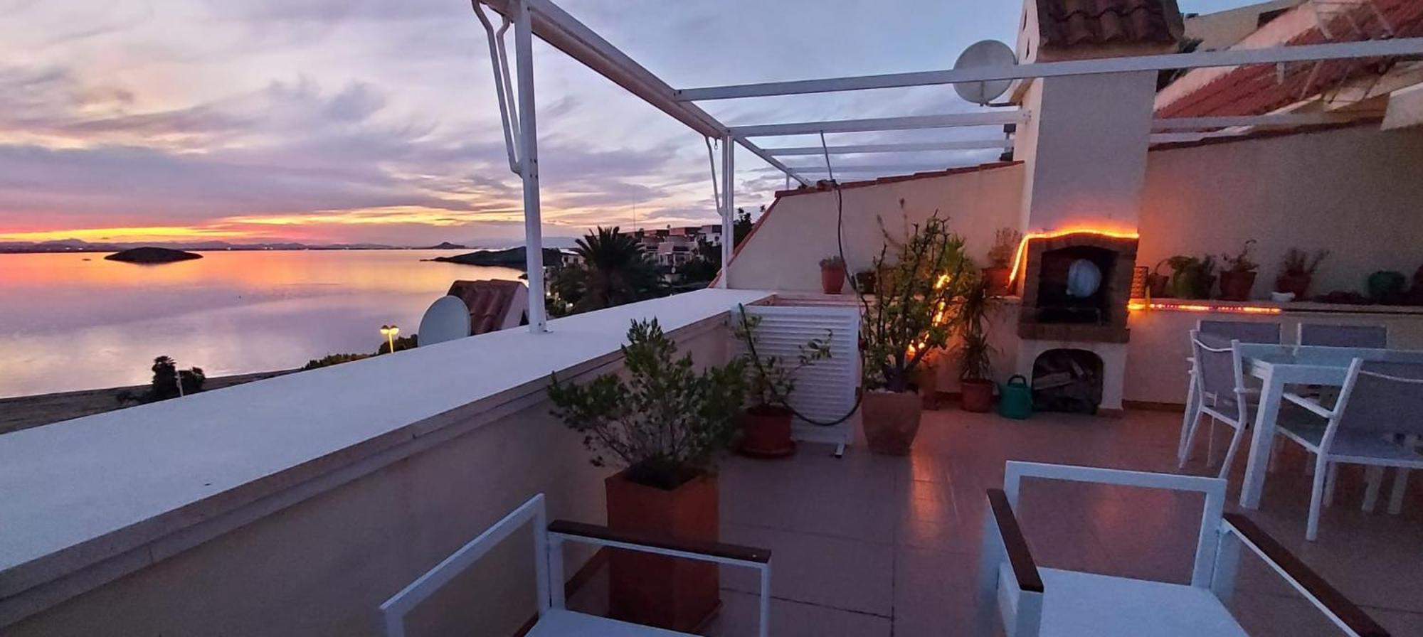 Nido Del Amor Deluxe 1A Linea Terraza Indoorpool Wifi Aire Netflix 10 Metros A Cala Del Pino La Manga del Mar Menor Buitenkant foto